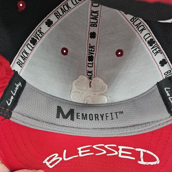 Tony Anthony Robbins Hat Cap Black Clover Red Live Lucky Blessed Signed Embroid - Picture 9 of 12